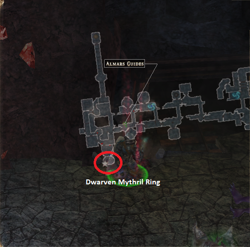 Dwarven Mythril Ring Map Location